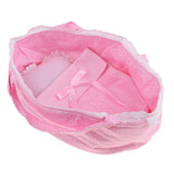 Maxbell Lovely Baby Doll Sleeping Bag Set for 26-28cm Dolls Accessories Pink&Blue