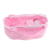 Lovely Dotted Doll Sleeping Bag Set for 26-28cm Dolls Accessories Pink