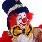 Maxbell 2Pcs 41cm Funny Clown Man Doll Wearing Clothes Halloween Ornament Kids Gift