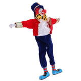 Maxbell 2Pcs 41cm Funny Clown Man Doll Wearing Clothes Halloween Ornament Kids Gift