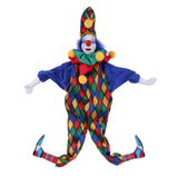 Maxbell 2Pcs 41cm Funny Clown Man Doll Wearing Clothes Halloween Ornament Kids Gift