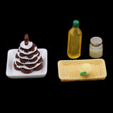 Maxbell Kitchen Morning Food Resin Pinecone Cake Model Dollhouse Miniature 1/12