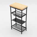 Maxbell 1/12 Dollhouse Miniature Ceramic Dishes & Metal Rack Kitchen Furniture Decor