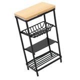 Maxbell 1/12 Dollhouse Miniature Ceramic Dishes & Metal Rack Kitchen Furniture Decor