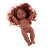 Maxbell 30cm Vinyl Newborn Girl Doll Nude Baby Doll Model For Kids Sleeping Toy