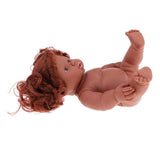 Maxbell 30cm Vinyl Lifelike Baby Doll African-American Doll Nude Baby Doll Model