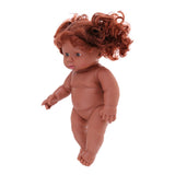 Maxbell 30cm Vinyl Lifelike Baby Doll African-American Doll Nude Baby Doll Model