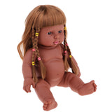Maxbell 30cm Realistic Baby Doll Vinyl African-American Infant Nude Body Baby Dolls