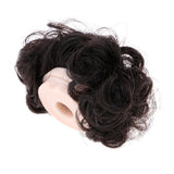 Maxbell Dolls Wig Big Hair With Scalp Cap For Mini Blythe Doll DIY Making Black - Aladdin Shoppers
