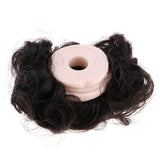 Maxbell Dolls Wig Big Hair With Scalp Cap For Mini Blythe Doll DIY Making Black - Aladdin Shoppers