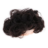 Maxbell Dolls Wig Big Hair With Scalp Cap For Mini Blythe Doll DIY Making Black - Aladdin Shoppers
