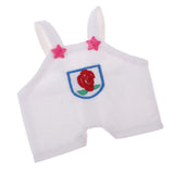 Maxbell Lovely Flower Overalls Shoulder Strap Pants For 1/8 BJD MSD BB Dolls White - Aladdin Shoppers