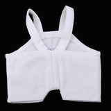 Maxbell Lovely Flower Overalls Shoulder Strap Pants For 1/8 BJD MSD BB Dolls White - Aladdin Shoppers