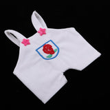Maxbell Lovely Flower Overalls Shoulder Strap Pants For 1/8 BJD MSD BB Dolls White - Aladdin Shoppers