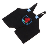 Maxbell Lovely Flower Overalls Shoulder Strap Pants For 1/8 BJD MSD BB Dolls Black - Aladdin Shoppers