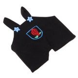 Maxbell Lovely Flower Overalls Shoulder Strap Pants For 1/8 BJD MSD BB Dolls Black - Aladdin Shoppers