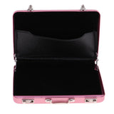 Maxbell 1/12 Dollhouse Miniature Travel Metal Code Suitcase Home Decoration Pink