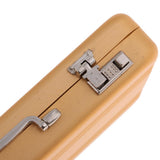 Maxbell 1/12 Dollhouse Miniature Travel Metal Code Suitcase Home Decoration Yellow