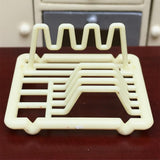Maxbell 1/12 Dollhouse Miniature Dish Rack Holder Kitchen Tableware Room Accessories