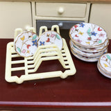 Maxbell 1/12 Dollhouse Miniature Dish Rack Holder Kitchen Tableware Room Accessories