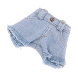 8xDenim Shorts for 1/6 Blythe Licca Doll Outfit Doll Clothes Accessories Blue