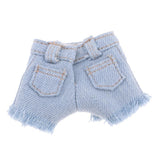 Maxbell Denim Shorts for 1/6 Blythe Licca Doll Outfit Doll Clothes Accessories Blue - Aladdin Shoppers