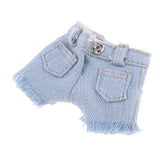 Maxbell Denim Shorts for 1/6 Blythe Licca Doll Outfit Doll Clothes Accessories Blue - Aladdin Shoppers