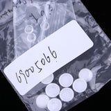 Maxbell 4 Pairs Acrylic Half Round Eyes Colorless Eyeballs For Doll Bear Toy Making