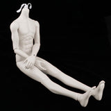 Maxbell Male Doll Nude Body Ball Jointed Model For 1/3 BJD Doll DIY Parts White Skin