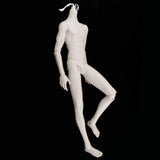 Maxbell Male Doll Nude Body Ball Jointed Model For 1/3 BJD Doll DIY Parts White Skin