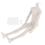 Maxbell Male Doll Nude Body Ball Jointed Model For 1/3 BJD Doll DIY Parts White Skin