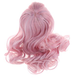 1/3 BJD Dolls Pink Hair Curly Wig For 60cm Night Lolita Doll Accessory