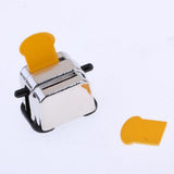 Maxbell 1/12 Dollhouse Miniature Kitchen Supplies Microwave & Bread Maker with Food