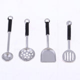 Maxbell 1/12 Dollhouse Miniature Kitchen Furniture Kit with Kitchenware Cookware Set