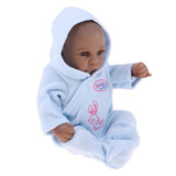 Maxbell 28cm Lifelike Vinyl Boy Baby Doll Costumed Newborn Girl Kid Learning Toy