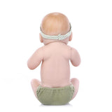 Maxbell 27cm Lifelike Vinyl Boy Baby Doll Costumed Newborn Girl Kid Learning Toy #2