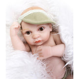 Maxbell 27cm Lifelike Vinyl Boy Baby Doll Costumed Newborn Girl Kid Learning Toy #2