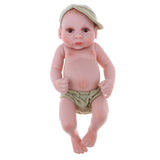 Maxbell 27cm Lifelike Vinyl Boy Baby Doll Costumed Newborn Girl Kid Learning Toy #2