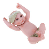 Maxbell 27cm Lifelike Vinyl Boy Baby Doll Costumed Newborn Girl Kid Learning Toy #2