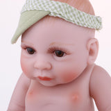 Maxbell 27cm Lifelike Vinyl Boy Baby Doll Costumed Newborn Girl Kid Learning Toy #2