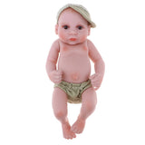 Maxbell 27cm Lifelike Vinyl Boy Baby Doll Costumed Newborn Girl Kid Learning Toy #2