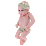 Maxbell 27cm Lifelike Vinyl Boy Baby Doll Costumed Newborn Girl Kid Learning Toy #2