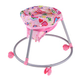 Maxbell Dollhouse Pink Simulation Trolley Toddler Chair Toy Furniture Room Items