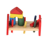 Maxbell 1:12 Scale Doll House Miniature Decor Wooden Building Blocks Boat Music Tool