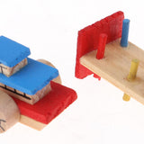 Maxbell 1:12 Scale Doll House Miniature Decor Wooden Building Blocks Boat Music Tool