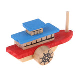 Maxbell 1:12 Scale Doll House Miniature Decor Wooden Building Blocks Boat Music Tool