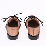 Maxbell 1/3 BJD SD17 Uncle Shoes Laced Leather Shoes for MSD SD Doll Champagne