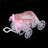 Maxbell Mini Alloy Baby Push Cart Pushchair 1/12 Dollhouse Miniatures Kids Toys