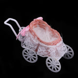 Maxbell Mini Alloy Baby Push Cart Pushchair 1/12 Dollhouse Miniatures Kids Toys