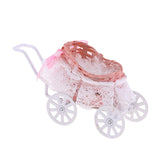 Maxbell Mini Alloy Baby Push Cart Pushchair 1/12 Dollhouse Miniatures Kids Toys